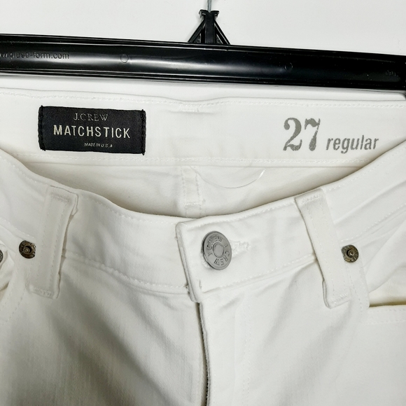 J Crew Matchstick White Jeans size 27 regular - Picture 4 of 4